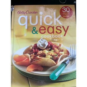 Betty Crocker, quick and easy cookbook
